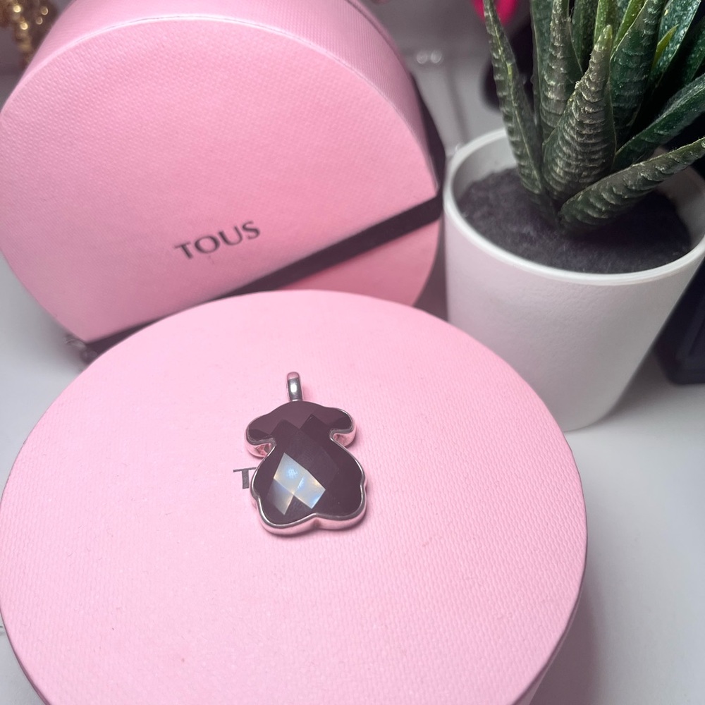 Tous Black Onix Bear Charm XL